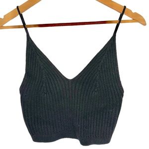 Cropped Sweater Knit Cami